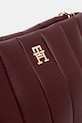 Kabelka Tommy Hilfiger burgundské AW0AW17690