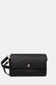 Tommy Hilfiger torebka nie mieści A4 czarny AW0AW17695