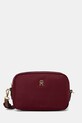 Τσάντα Tommy Hilfiger υφασμάτινο μπορντό AW0AW17704