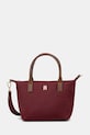 Τσάντα Tommy Hilfiger υφασμάτινο μπορντό AW0AW17709