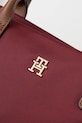 Τσάντα Tommy Hilfiger μπορντό AW0AW17709