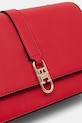 Tommy Hilfiger listonoszka damska z imitacji skóry czerwony AW0AW17723