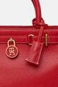 Tommy Hilfiger torebka tote damska skórzana czerwony AW0AW17926