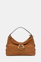 Δερμάτινη τσάντα Guess CAMDEN δέρμα σαμουά καφέ HWSB93.08180