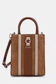 Kožená kabelka Guess ERENIA semišová koža hnedá HWSB78.38750