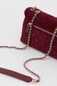 Accesorii Guess geantă din catifea GIULLY HWCG96.73200 burgundia