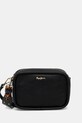 Чанта Pepe Jeans велур черен PL0300019