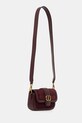 Twinset torebka skórzana 252TD8371 bordowy AW25