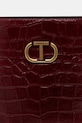 Δερμάτινη τσάντα Twinset μπορντό 252TD8257