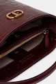Δερμάτινη τσάντα Twinset 252TD8257 μπορντό