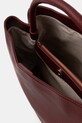Twinset torebka skórzana 252TD8260 bordowy