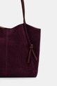 Akcesoria Twinset torebka zamszowa 252TD8350 bordowy