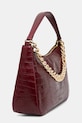 Twinset torebka skórzana 252TD8252 bordowy AW25
