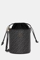 Τσάντα Tommy Hilfiger απομίμηση λείου δέρματος μαύρο AW0AW17713
