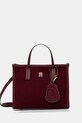 Tommy Hilfiger torebka nie mieści A4 bordowy AW0AW17852