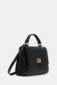 Kožená kabelka Geox ELEANA D56ZRB.00043 čierna AW25