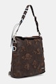 Τσάντα Desigual STENCIL FLOCADO 25WAKP16 καφέ AW25