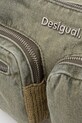 Desigual torebka jeansowa BRAVO HYBRID DENIM HAB zielony 25WAXD03