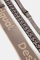 Τσάντα Desigual HALF LOGO TROKEL DARK SILVE 25WAXPAQ ασημί