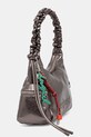 Desigual torebka HALF LOGO MONTVILLE DARK SI 25WAXPAS srebrny AW25