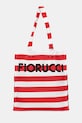 Kabelka Fiorucci Logo Print Nylon Tote vzorovaný červená W02FPABA275NY01RD02