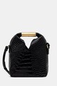 MM6 Maison Margiela torebka skórzana nie mieści A4 czarny SB6WD0042.P8650.T8013