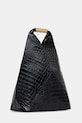 MM6 Maison Margiela poșetă de piele SB6WD0043.P8650.T8013 negru AW25