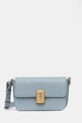 Trussardi torebka skórzana skóra licowa turkusowy Z601E106075N