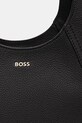 BOSS geantă de mână din piele întoarsă negru 50552118