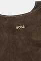 Кожена чанта BOSS 50552138 зелен