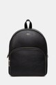 BOSS ghiozdan de piele uni negru 50552169