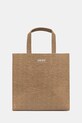 Шкіряна сумочка Kenzo Small Tote Bag гладкий бежевий FF62SA110L06