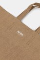 Kožená kabelka Kenzo Large Tote Bag béžová FF62SA121L06