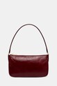 Kožená kabelka Anine Bing mini elly hladký burgundské A.13.11353