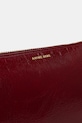 Kožená kabelka Anine Bing mini elly burgundské A.13.11353
