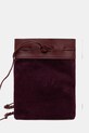 Δερμάτινη τσάντα Forte Forte λείο δέρμα μπορντό 14199.mybag