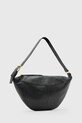 AllSaints torebka skórzana LUNA W190XD czarny AW25