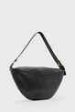 Akcesoria AllSaints torebka skórzana LUNA W190XD czarny