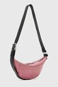 Аксессуары AllSaints сумка круассан женская из кожи LUNA W192XD розовый