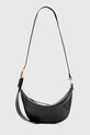 AllSaints torebka skórzana LUNA skóra licowa czarny W192XD