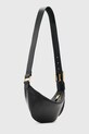 Akcesoria AllSaints torebka skórzana LUNA W192XD czarny