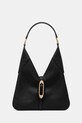 Шкіряна сумочка MICHAEL Michael Kors лицьова шкіра чорний 30F5GQ8L6L