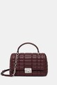 Шкіряна сумочка MICHAEL Michael Kors лицьова шкіра бордо 30F5S2RS2L