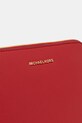 Kožená kozmetická taška MICHAEL Michael Kors červená 32F5GJ6T2T