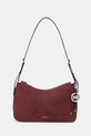 Τσάντα nubuck MICHAEL Michael Kors δέρμα σαμουά μπορντό 30F5SY5M2L
