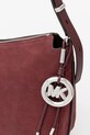Τσάντα nubuck MICHAEL Michael Kors μπορντό 30F5SY5M2L