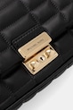 Kožená kabelka MICHAEL Michael Kors čierna 30R4G2RL5L