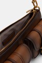 Kožená kabelka MICHAEL Michael Kors 32F5AZCU1O hnědá
