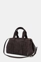 Accesorii MICHAEL Michael Kors geantă de mână din piele întoarsă 30F5G1ZS1S maro