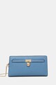 MICHAEL Michael Kors poșetă de piele uni albastru 32F5GNXC0L